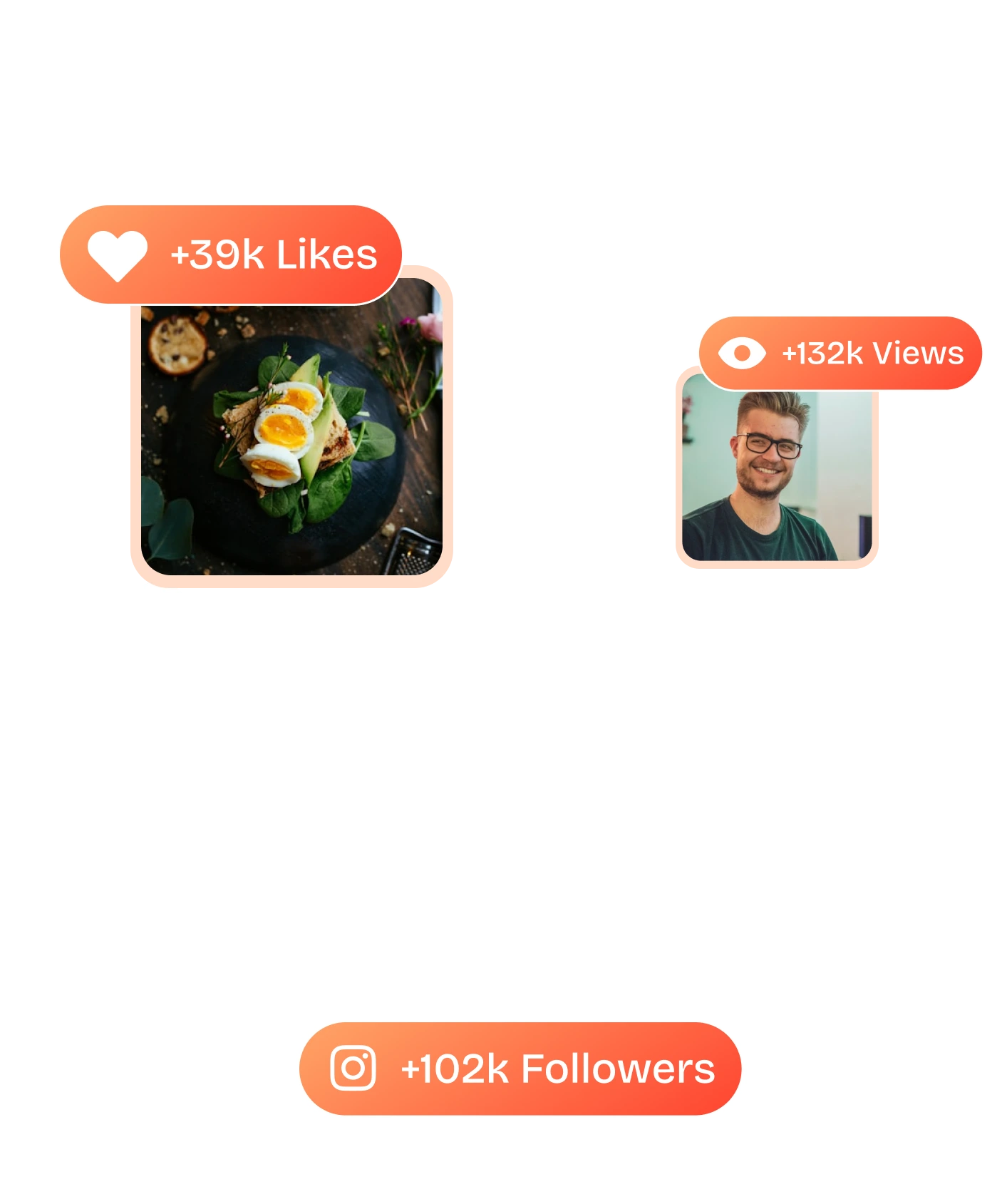 Instagram growth analytics graphic